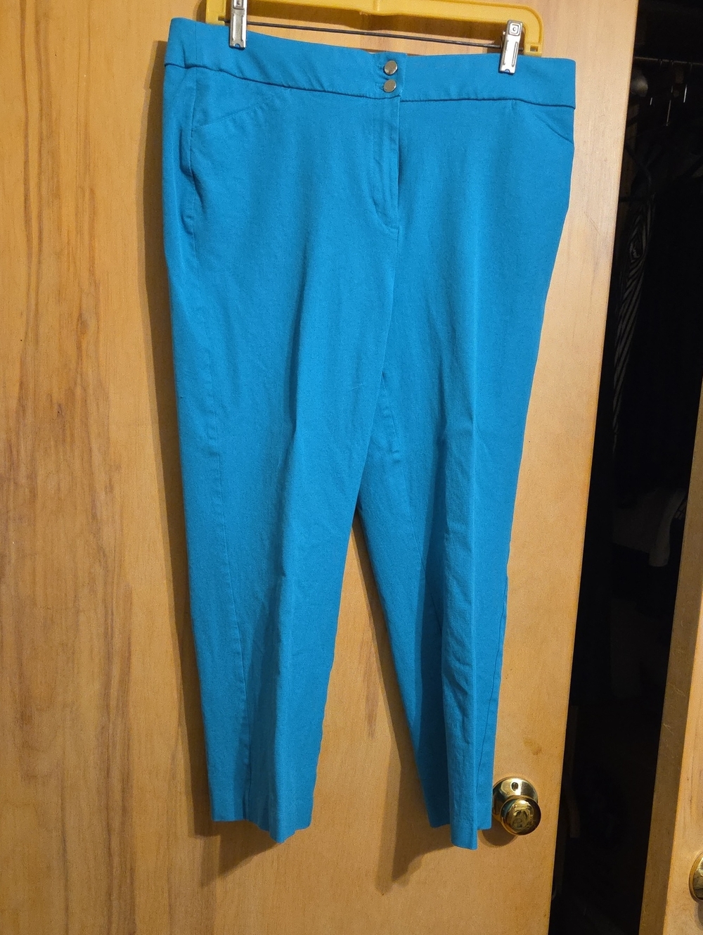 Chico's Bright Teal 1.5 Pants Size 12